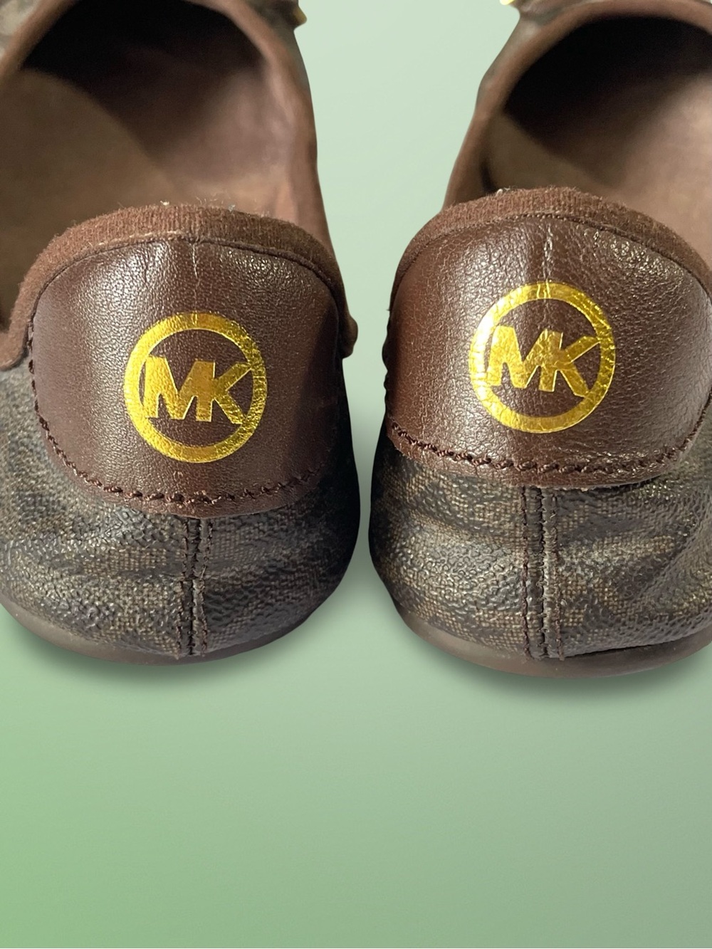 Michael Kors MK City Ballet Flats Ballet Flats Signature Logo Print Sz9 - Picture 6 of 8